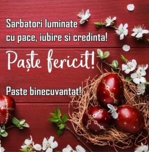Paște binecuvântat!